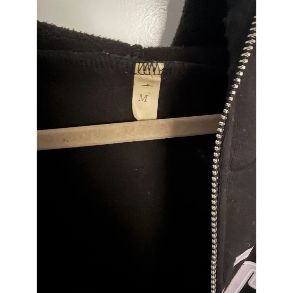 Black Anime Zip Up